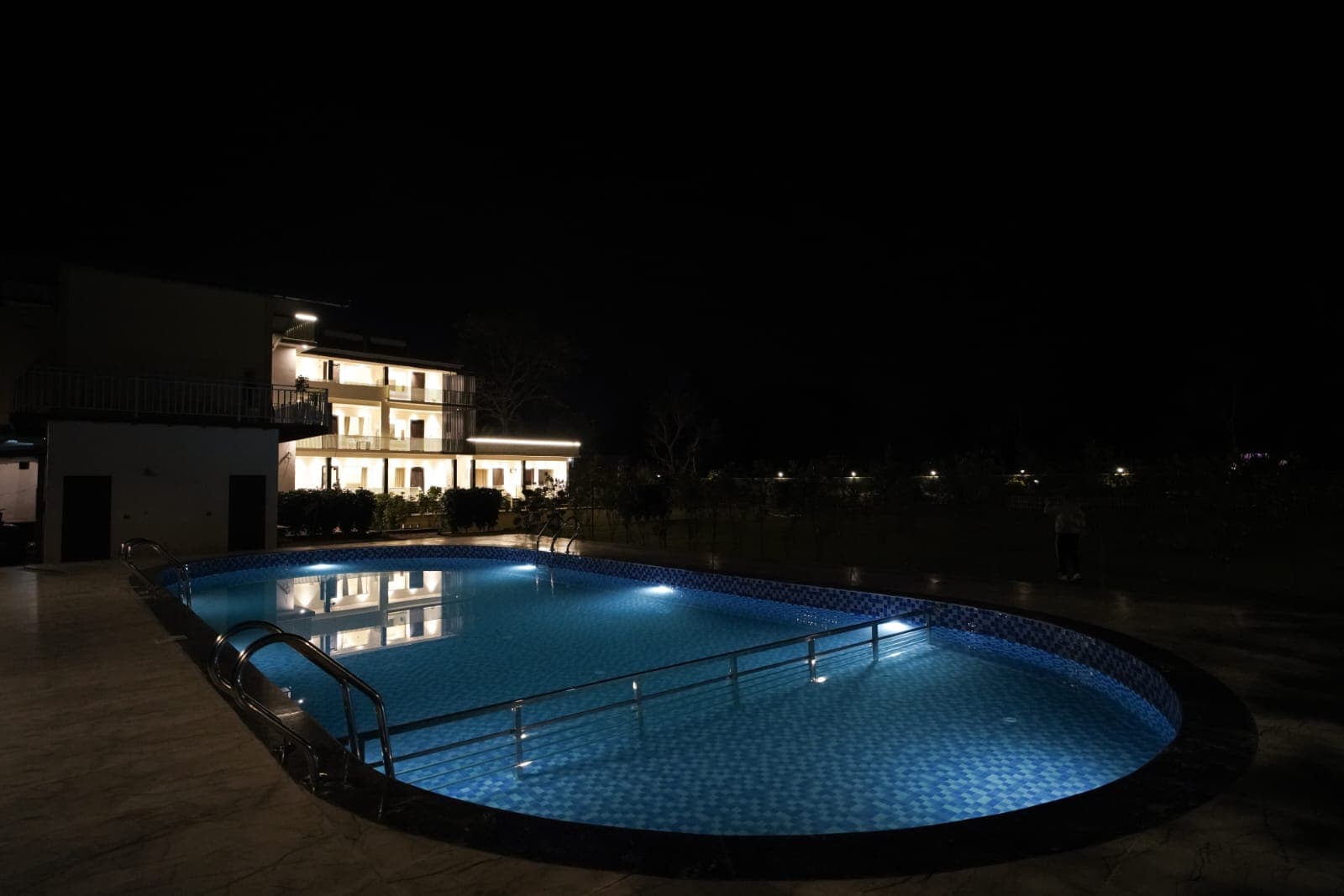 Night Swimming Pool